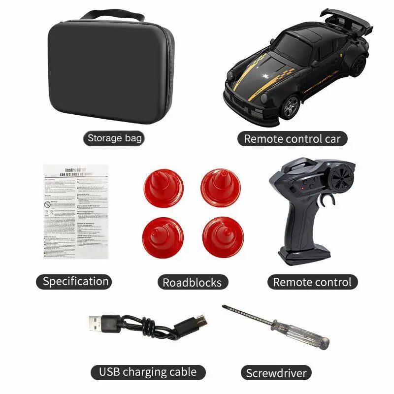 Auto drift a control remoto 1:65 escala