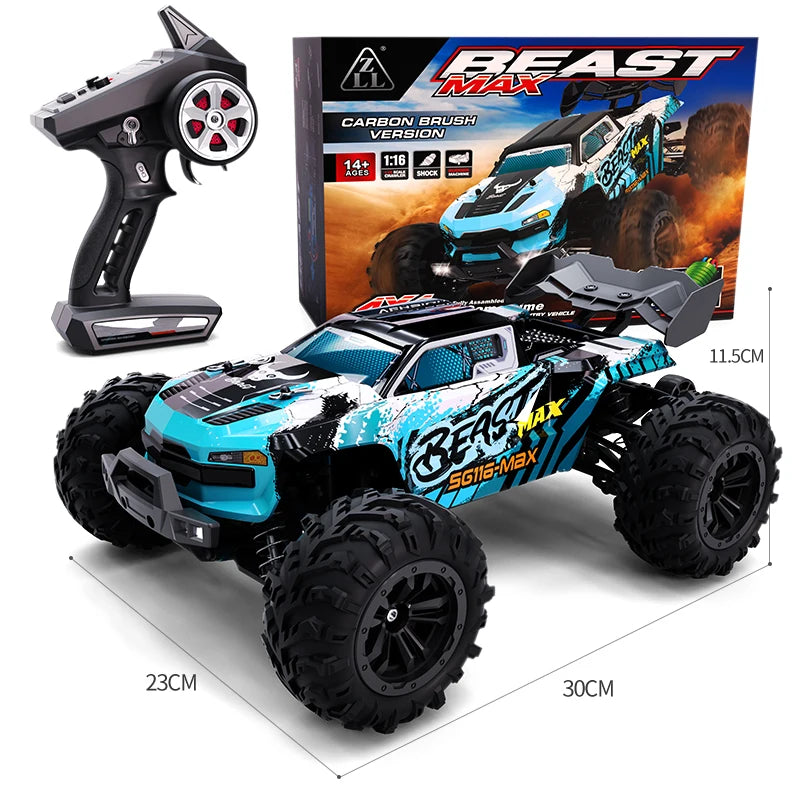 ™Auto control remoto SG116MAX 80KM/H High Speed RC Car  4WD Off-Road Drift Remote Control Car 1:16 Professional  SG116PRO 40KM/H