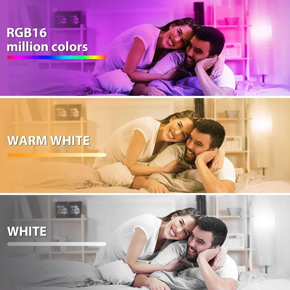 Ampolleta Led con luces RGB E27 Ac100-240V para Habitación de Casa de 15 y 18W