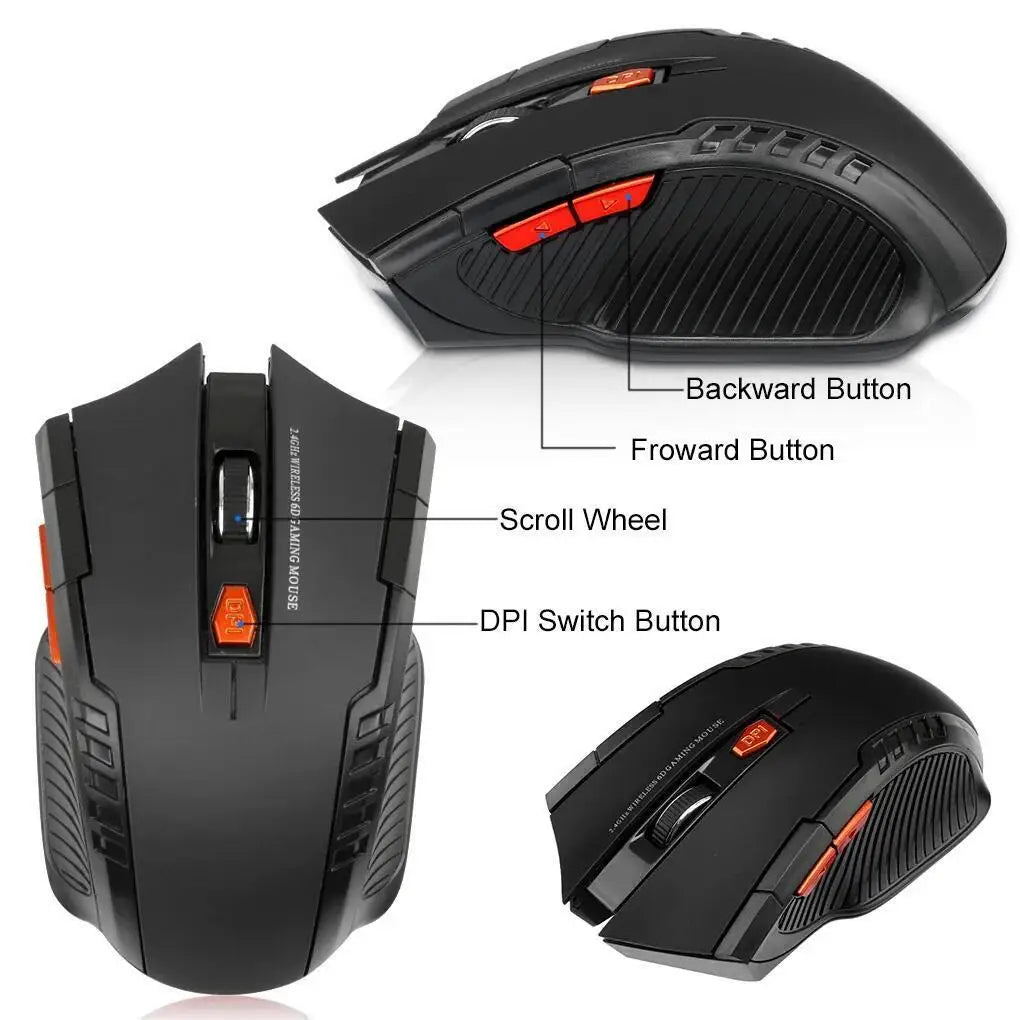 Mouse 1600DPI Mouse Gamer for Computer 6 Buttons