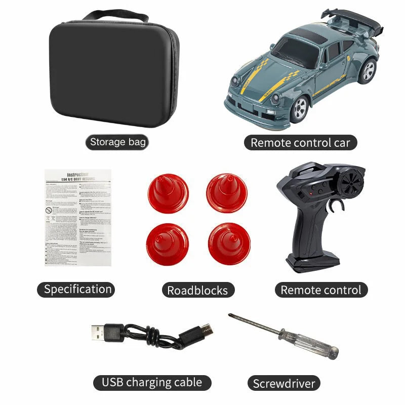 Auto drift a control remoto 1:65 escala