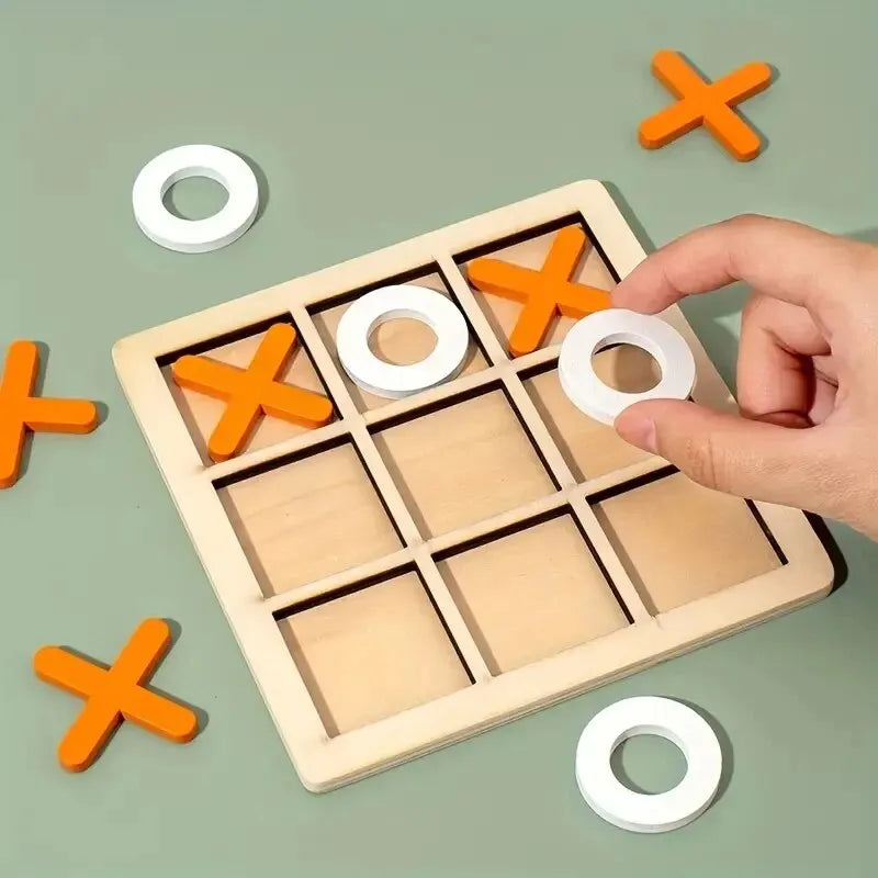 🧠🎲 Juego Educativo Montessori de Madera – Mini Ajedrez Interactivo para Niños
