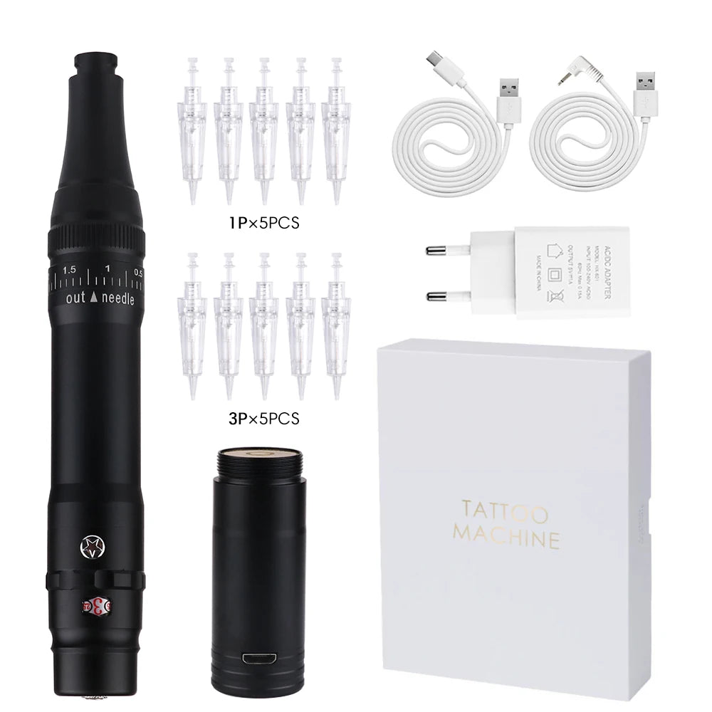 Máquina de maquillaje permanente, máquina de tatuaje de cejas y labios