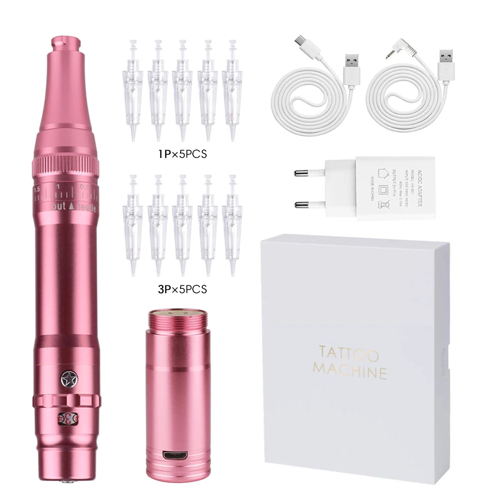 Máquina de maquillaje permanente, máquina de tatuaje de cejas y labios